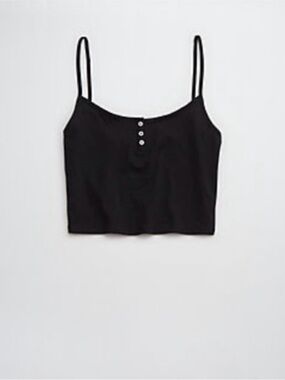 2 OFFLINE by Aerie Henley Cami Crop Tops Medium NWT